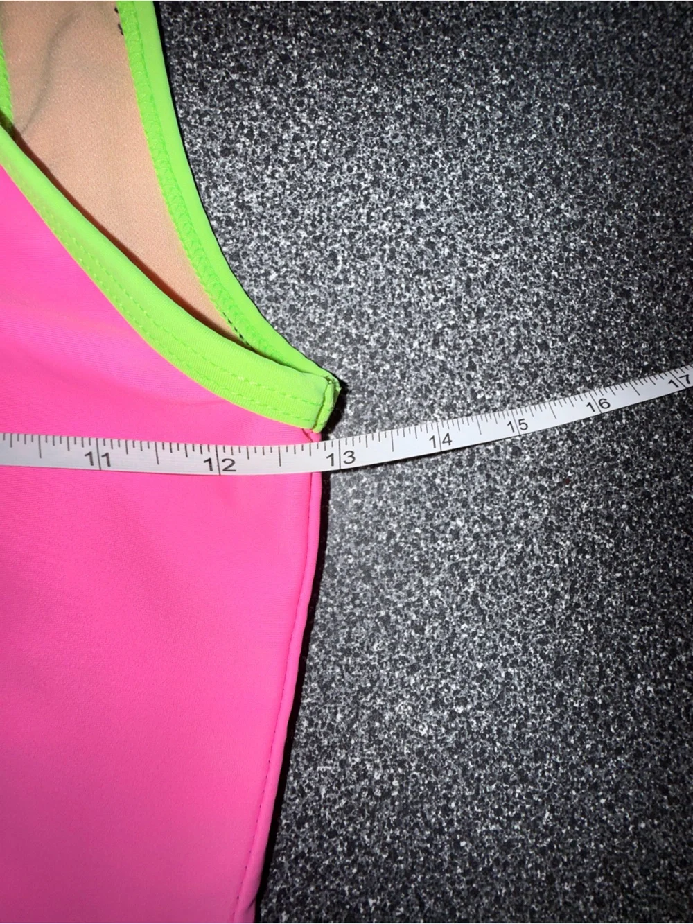 Kandi Kouture Girls Dance Leotard Black Hot Pink and Lime Size Child X-Large
